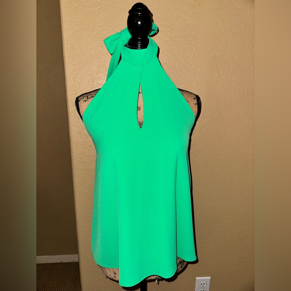 Halter Neck Tie Back Top